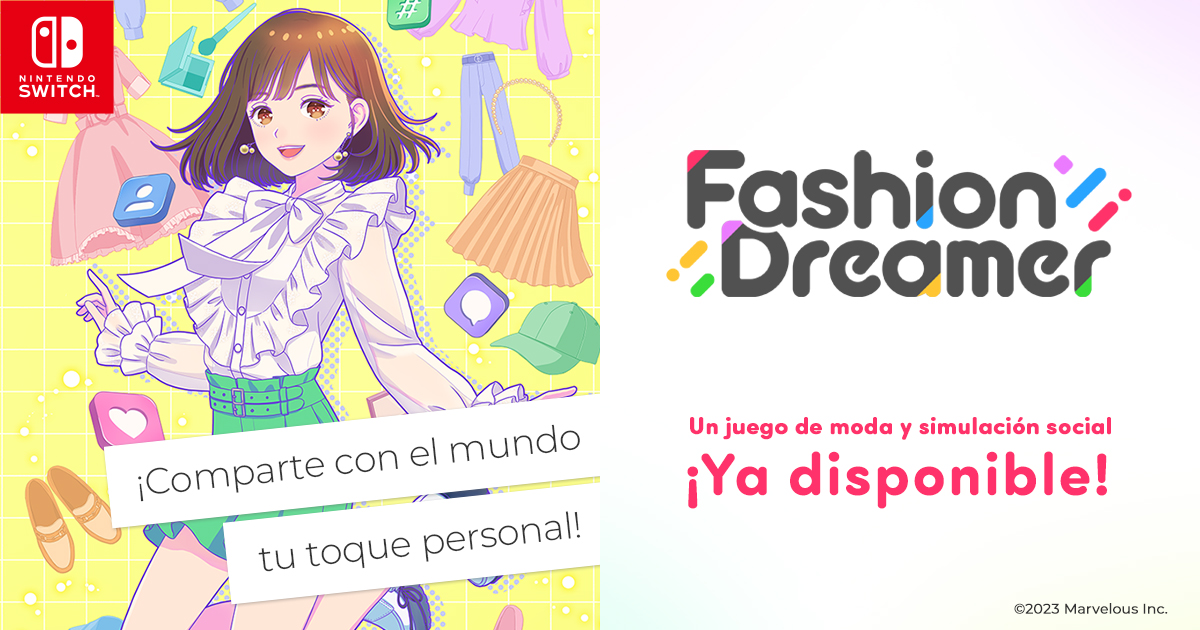 Fashion Dreamer Nintendo Switch + Notas Adhesivas de Regalo